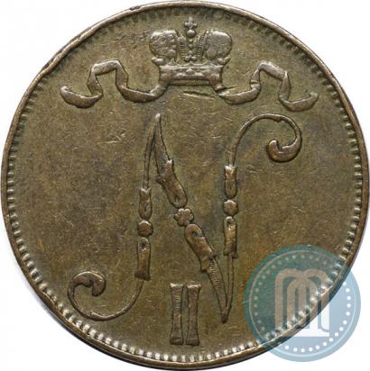 Picture 5 pennia 1906 year  