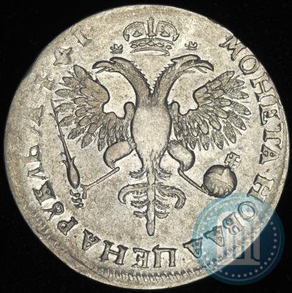 Фото 1 рубль 1719 года OK "Портрет в латах"