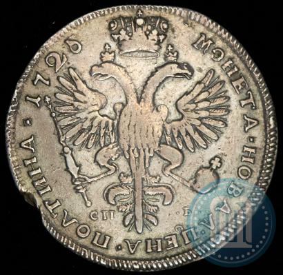 Picture Poltina 1726 year СПБ "Petersburg type, portrait turned to the left"