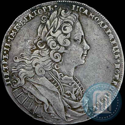 Picture 1 rouble 1727 year  "Moscow type"