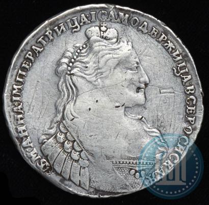Фото 1 рубль 1737 года  "Тип 1735 года"