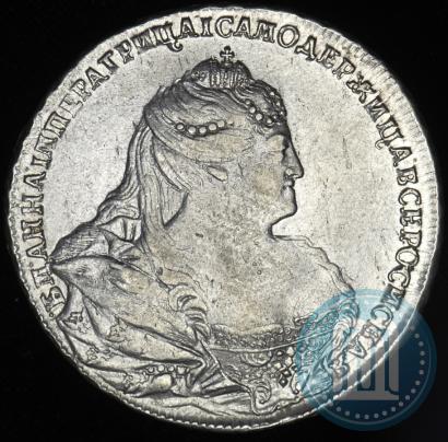 Фото 1 рубль 1739 года  "Московский тип"
