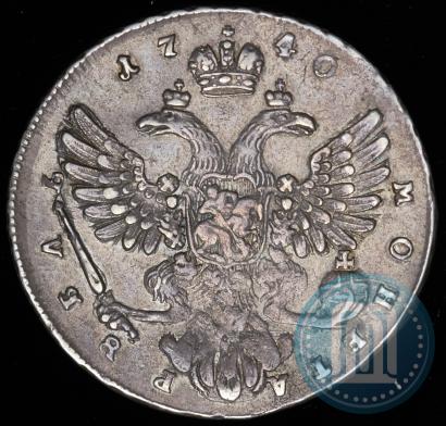 Picture 1 rouble 1740 year  "Moscow type"