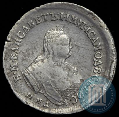 Фото Полуполтинник 1749 года ММД 