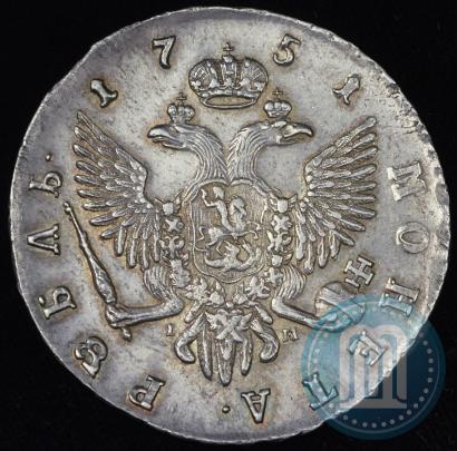 Picture 1 rouble 1751 year СПБ 