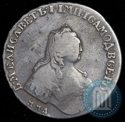Picture 1 rouble 1754 year ММД-ЕI 
