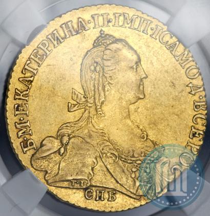 Фото 10 рублей 1774 года СПБ 