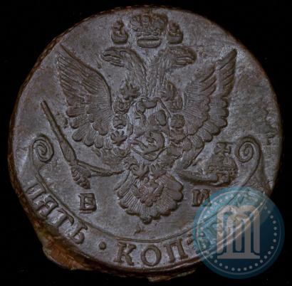 Picture 5 kopecks 1784 year ЕМ 