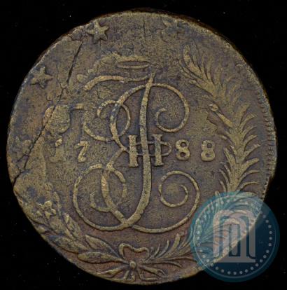 Фото 5 копеек 1788 года СПМ 