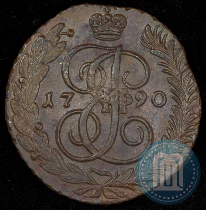 Фото 5 копеек 1790 года АМ 