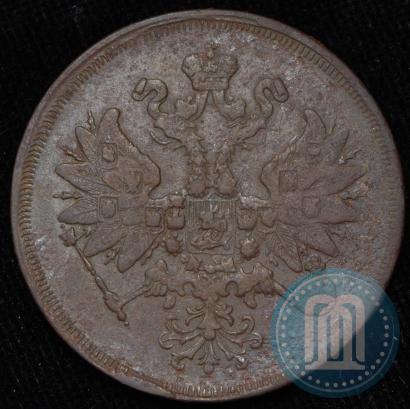 Picture 2 kopecks 1859 year ЕМ 