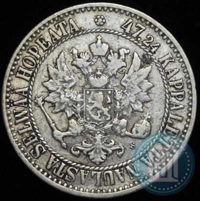 Picture 2 markkaa 1865 year S 