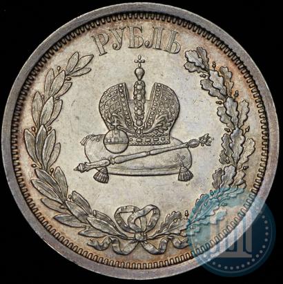 Picture 1 rouble 1883 year ЛШ "On the Coronation of Emperor Alexander III"