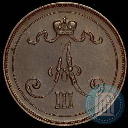 Picture 10 pennia 1891 year  