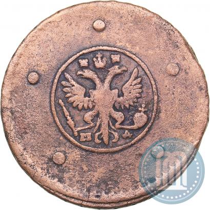 Picture 5 kopecks 1730 year МД 