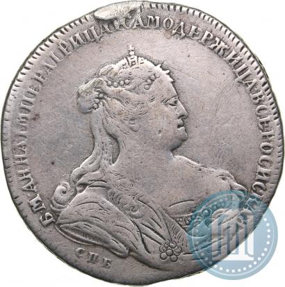 Picture 1 rouble 1738 year СПБ "Petersburg type"