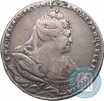 Фото 1 рубль 1739 года  "Московский тип"