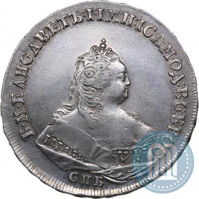 Фото 1 рубль 1742 года СПБ 
