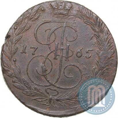 Фото 5 копеек 1765 года ЕМ 