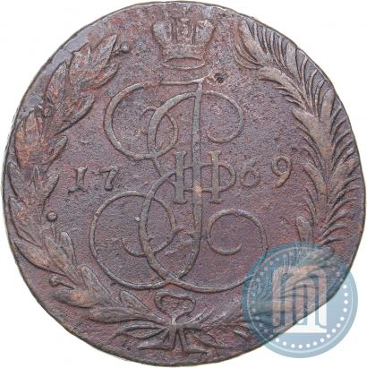 Picture 5 kopecks 1769 year ЕМ 