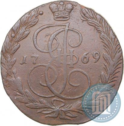 Picture 5 kopecks 1769 year ЕМ 