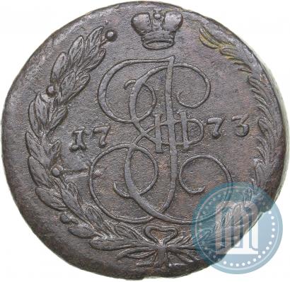 Picture 5 kopecks 1773 year ЕМ 