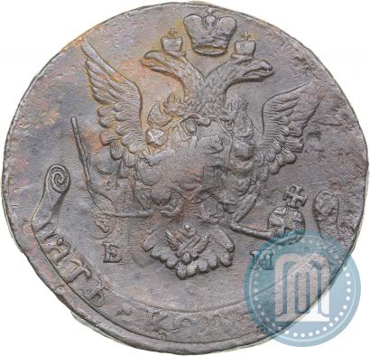 Picture 5 kopecks 1773 year ЕМ 