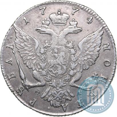 Picture 1 rouble 1774 year СПБ-ФЛ 