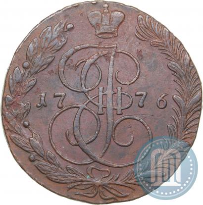 Picture 5 kopecks 1776 year ЕМ 