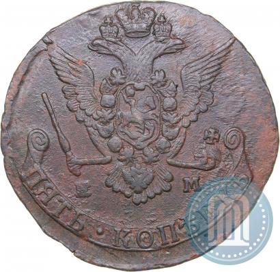 Picture 5 kopecks 1776 year ЕМ 