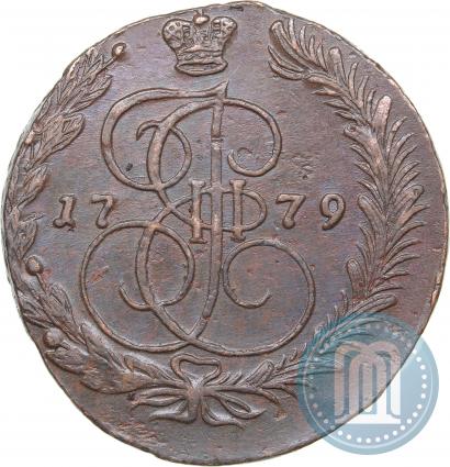 Picture 5 kopecks 1779 year ЕМ 