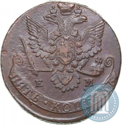 Picture 5 kopecks 1779 year ЕМ 