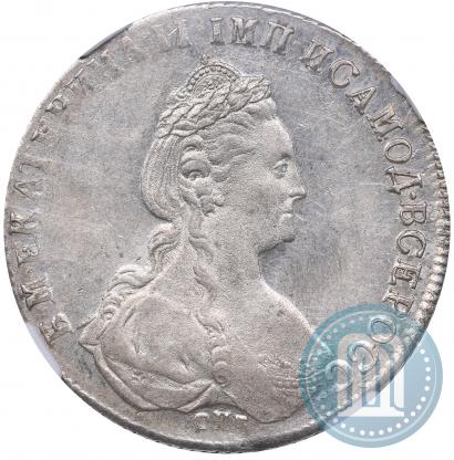 Фото 1 рубль 1780 года СПБ-ИЗ 