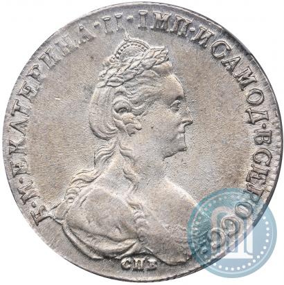 Фото 1 рубль 1780 года СПБ-ИЗ 