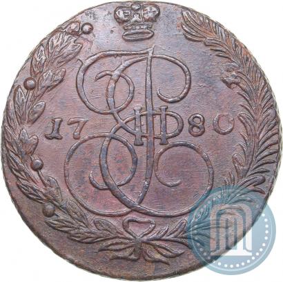 Picture 5 kopecks 1776 year ЕМ 
