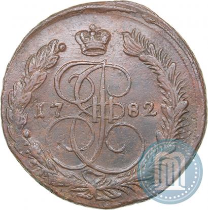 Picture 5 kopecks 1782 year ЕМ 