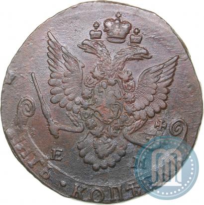 Picture 5 kopecks 1782 year ЕМ 