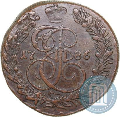 Picture 5 kopecks 1786 year КМ 