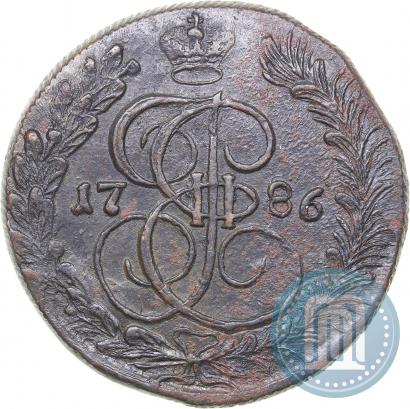 Picture 5 kopecks 1786 year КМ 