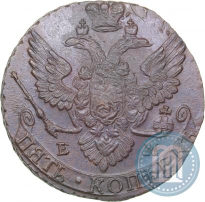Picture 5 kopecks 1788 year ЕМ 