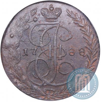 Picture 5 kopecks 1788 year ЕМ 