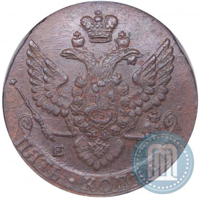 Picture 5 kopecks 1788 year ЕМ 