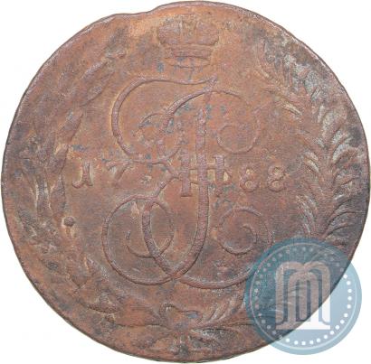 Picture 5 kopecks 1788 year СПМ 