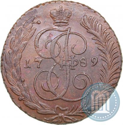Picture 5 kopecks 1789 year АМ 