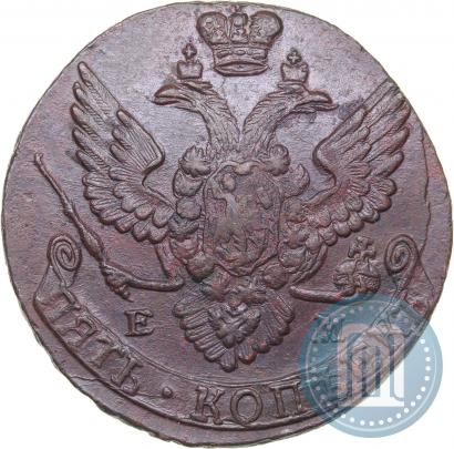 Picture 5 kopecks 1789 year ЕМ 