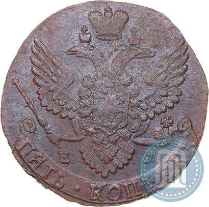 Picture 5 kopecks 1789 year ЕМ 