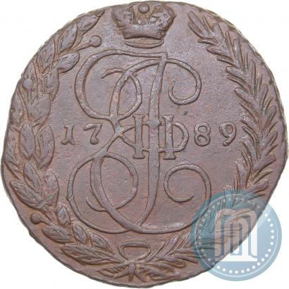 Фото 5 копеек 1789 года ЕМ 
