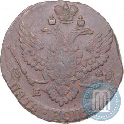 Фото 5 копеек 1789 года ЕМ 