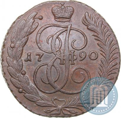 Picture 5 kopecks 1790 year АМ 