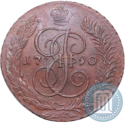 Picture 5 kopecks 1790 year АМ 